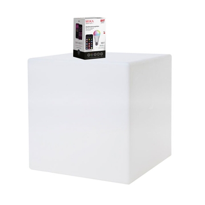 Product Διακοσμητικό Φωτιστικό 8seasons Luminous Cube Outdoor 43cm Bluetooth base image