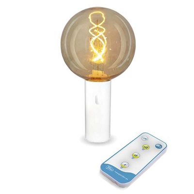 Product Διακοσμητικό Φωτιστικό NewGarden EDY BULB G125 Battery white base image