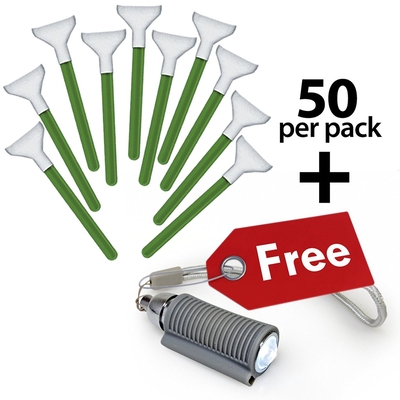 Product Αξεσουάρ Φωτογραφικών Visible Dust MXD100 Green 1.0x Vswabs bulk 50 pcs. base image
