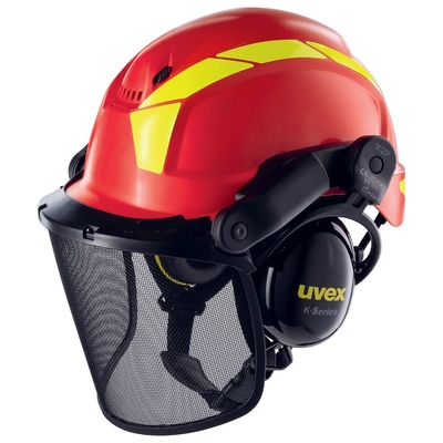 Product Κράνος Εργοταξίου Uvex Forest worker set rot base image