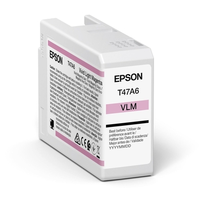 Product Μελάνι Epson Ink Cart., viv light mag. T 47A60N 50ml Ultrachrome Pro 10 base image