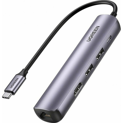 Product USB Hub Ugreen 6-in-1 USB-C base image