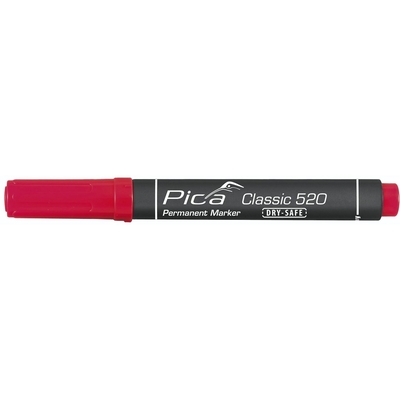 Product Μαρκαδόρος Pica Permanent 1-4mm, Round Tip, red base image