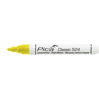Product Μαρκαδόρος Pica Classic Industrial Paint Marker, 2-4mm bullet tip, yellow base image