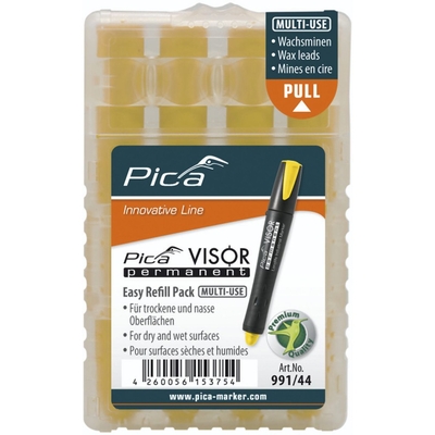 Product Ανταλλακτικά Μαρκαδόρων Pica VISOR permanent refills yellow base image