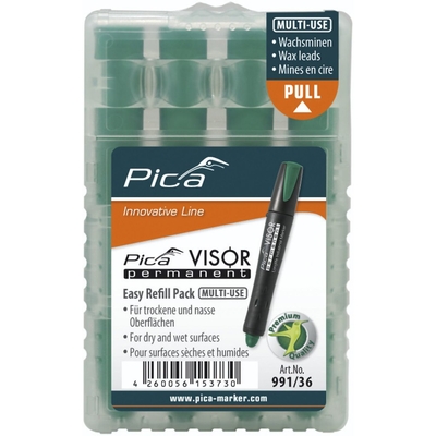 Product Ανταλλακτικά Μαρκαδόρων Pica VISOR permanent refills green base image