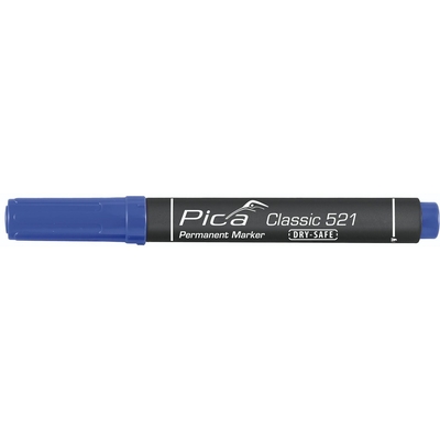 Product Μαρκαδόρος Pica Permanentmarker 2-6mm, Wedge Tip, blue Retail Packaging base image