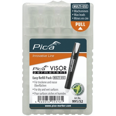 Product Ανταλλακτικά Μαρκαδόρων Pica VISOR permanent refills white base image