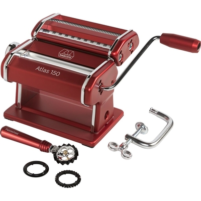 Product Μηχανή Φύλλου/Ζυμαρικών Marcato Atlas 150 ROSSA + PASTA- WHEEL ROSSO base image
