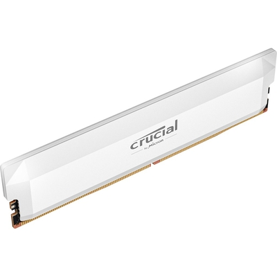 Product Μνήμη RAM Σταθερού DDR5 16GB Crucial Pro 6000 white UDIMM CL36 (16Gbit) Overclocking base image