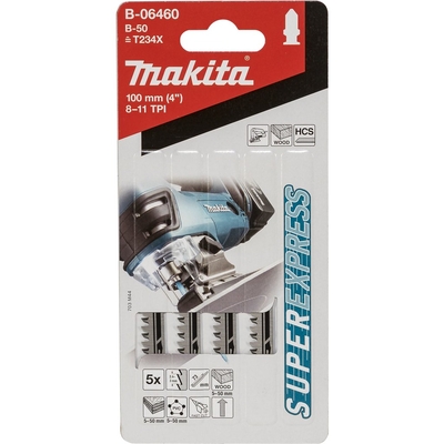 Product Λάμες Σέγας Makita B-06460 Jigsaw Blade B-50 Wood 5pcs base image