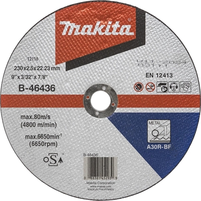 Product Δίσκος Κοπής Makita B-46436 230x2,5mm steel base image