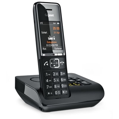 Product Ασύρματο Τηλέφωνο Gigaset Comfort 550A black/chrome base image
