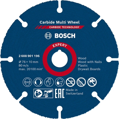 Product Δίσκος Κοπής Bosch Carbide 76x10 EXPERT base image