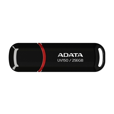 Product USB Flash 256GB Adata USB 3.2 UV150 black AUV150-256G-RBK base image