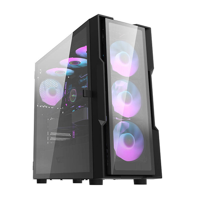 Product Κουτί Υπολογιστή Darkflash DK431 Glass + 4 fans (black) base image