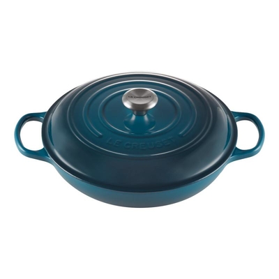 Product Κατσαρόλα Le Creuset Signature Shallow Casserole round 30cm Deep Teal (21180306422430) base image