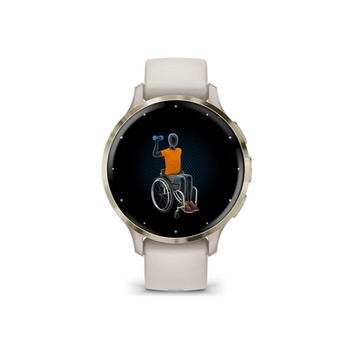 Product Smartwatch Garmin Venu 3S 41mm ivory (010-02785-04) base image