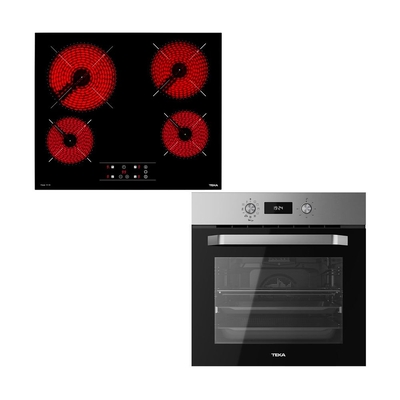 Product Set Εντοιχισμού ΤΕΚΑ TBC 64010 TTC HCB 6646 Inox base image