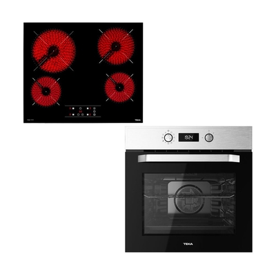 Product Set Εντοιχισμού ΤΕΚΑ TBC 64010 TTC HCB 6545 Inox base image