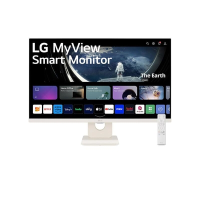 Product Monitor 31.5'' LED LG SMART 32SR50F-W FHD IPS 100Hz base image