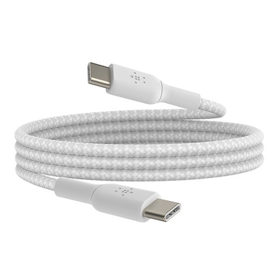 Product Καλώδιo USB Belkin Boostcharge USB-C Braided White 0.15M White base image