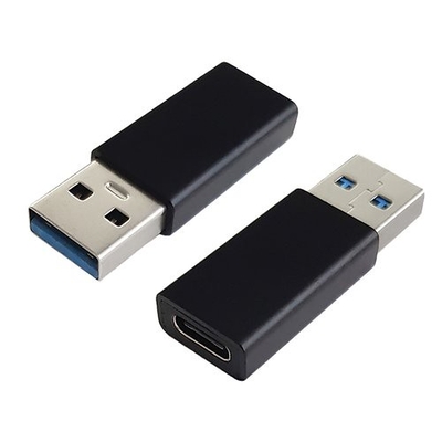 Product Αντάπτορας USB M-CAB USB 3.0 A/M - C/F Adapter 5Gbps Alu Black base image