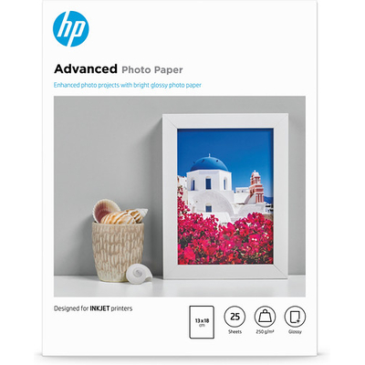 Product Φωτογραφικά Χαρτιά HP Advanced Glossy 25Sht 13X18Cm 250G/Qm base image