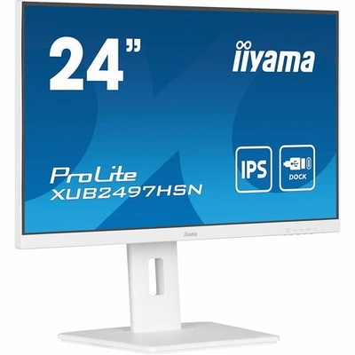 Product Monitor 24" Iiyama Xub2497Hsn-W1 Ips-Panel Ips-Panel 1920X1080 USB-C Doc base image