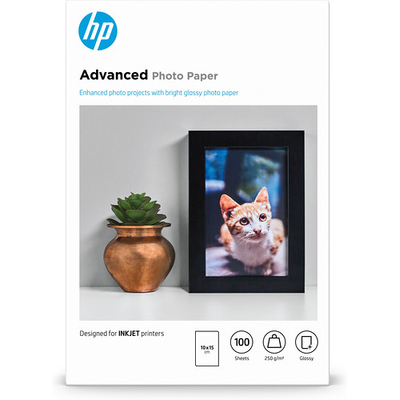 Product Φωτογραφικά Χαρτιά HP Adv Glossy 250G 10X15 Borderless 100Sh base image