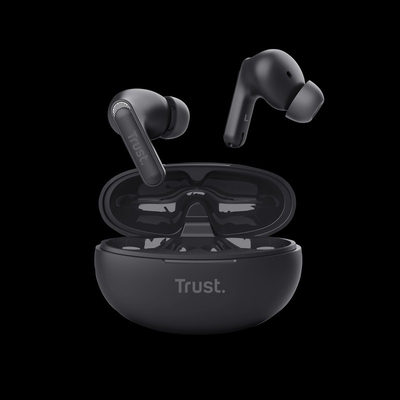 Product Ακουστικά Bluetooth Trust Yavi Bt Enc Earbuds Black  base image