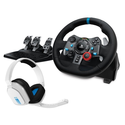 Product Τιμονιέρα με Πετάλια Logitech G29 Driving Force Playstation4+5 White - Emea-914 base image