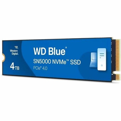 Product Σκληρός Δίσκος m.2 SSD 4TB Western Digital Blue Sn5000 Nvme Pcie Gen 4.0 Up to 5500 Mb/S Rs base image