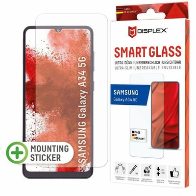 Product Screen Protector E.V.I Displex Smart Glass Samsung Galaxy A34 5G base image