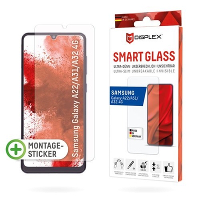 Product Screen Protector E.V.I Displex Smart Glass Samsung Galaxy A22/A31/A32 4G base image