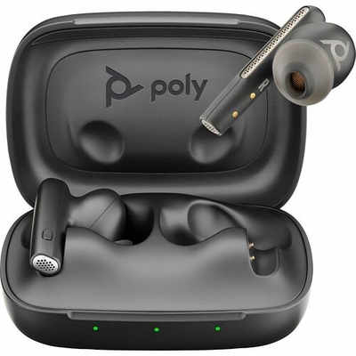 Product Bluetooth Handsfree HP - Poly Sparevoyager Free 60 Uc / Voy. Free 60 Basic Charge Case Black base image