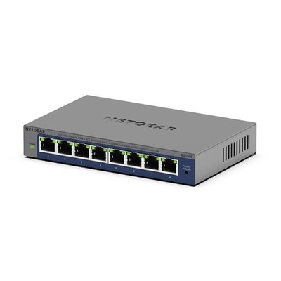 Product Network Switch Netgear Gs108E 8-Port Plus Unmanaged Plus Gigabit Ethernet base image