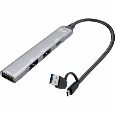 Product USB Hub i-tec USB-A/USB-C 4 Port 1X USB-C 3.1+3X USB 2.0 base image