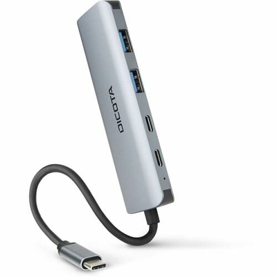 Product USB Hub Dicota USB-C 4-In-1 Highspeed Hub 10 Gbps base image