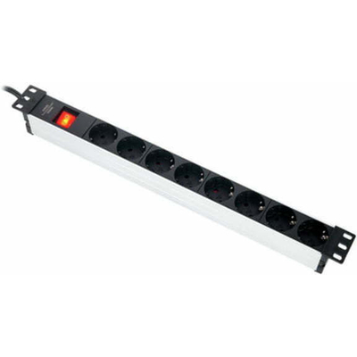 Product Αξεσουάρ Για Καμπίνα Δικτύου Brennenstuhl power strip Alu-Line 48.3cm 8x 2m base image