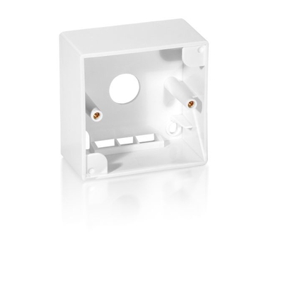 Product Πρίζα Δικτύου Equip surface-mounted bracket for front panels RAL 1013 pearl White base image