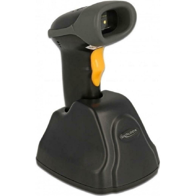 Product Barcode Scanner Delock 2,4 GHz 1D and 2D with charging station base image