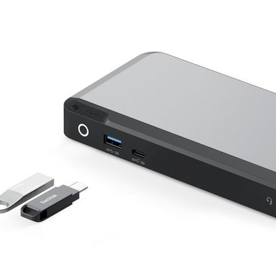 Product Docking Station Alogic USB-C Dual 4K PD100W Prime MX2 base image