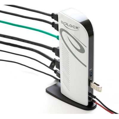 Product Docking Station Delock USB Dual HDMI Full-HD/USB3.2/LAN/Audio base image