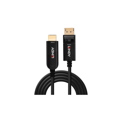 Product Καλώδιο DisplayPort Lindy 1.2 to HDMI 18G AOC cable, 50m base image