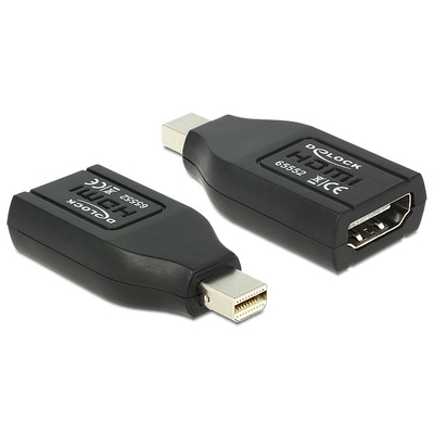 Product Αντάπτορας DisplayPort Delock  mini DP -> HDMI St/Bu schw base image