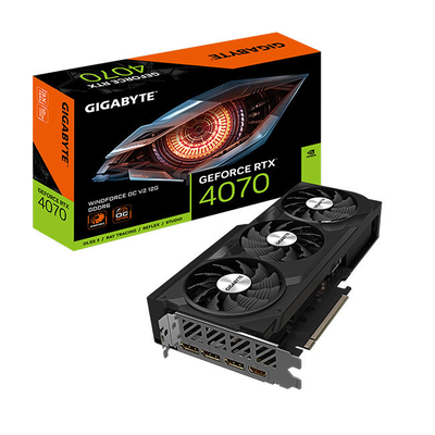 Product Κάρτα Γραφικών Gigabyte RTX4070 Windforce OC V2 12GB GDDR6 HDMI 3xDP base image