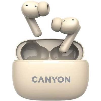 Product Bluetooth Handsfree Canyon TWS-10 In-Ear/ANC/BT/Touch beige base image