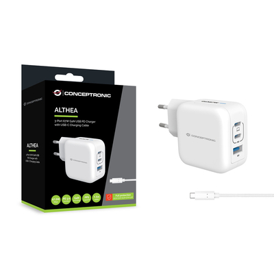 Product Φορτιστής Πρίζας Conceptronic 3Port 67W,2xUSB-C,1xUSB-A 1.5m ws base image