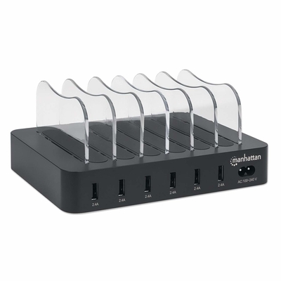 Product Charging Station Manhattan 6-Port USB-A-Ports 2,4 A/5 V 55W base image
